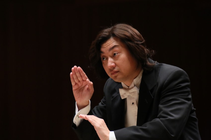 Shizuo Z Kuwahara conducting, illustrative photograph